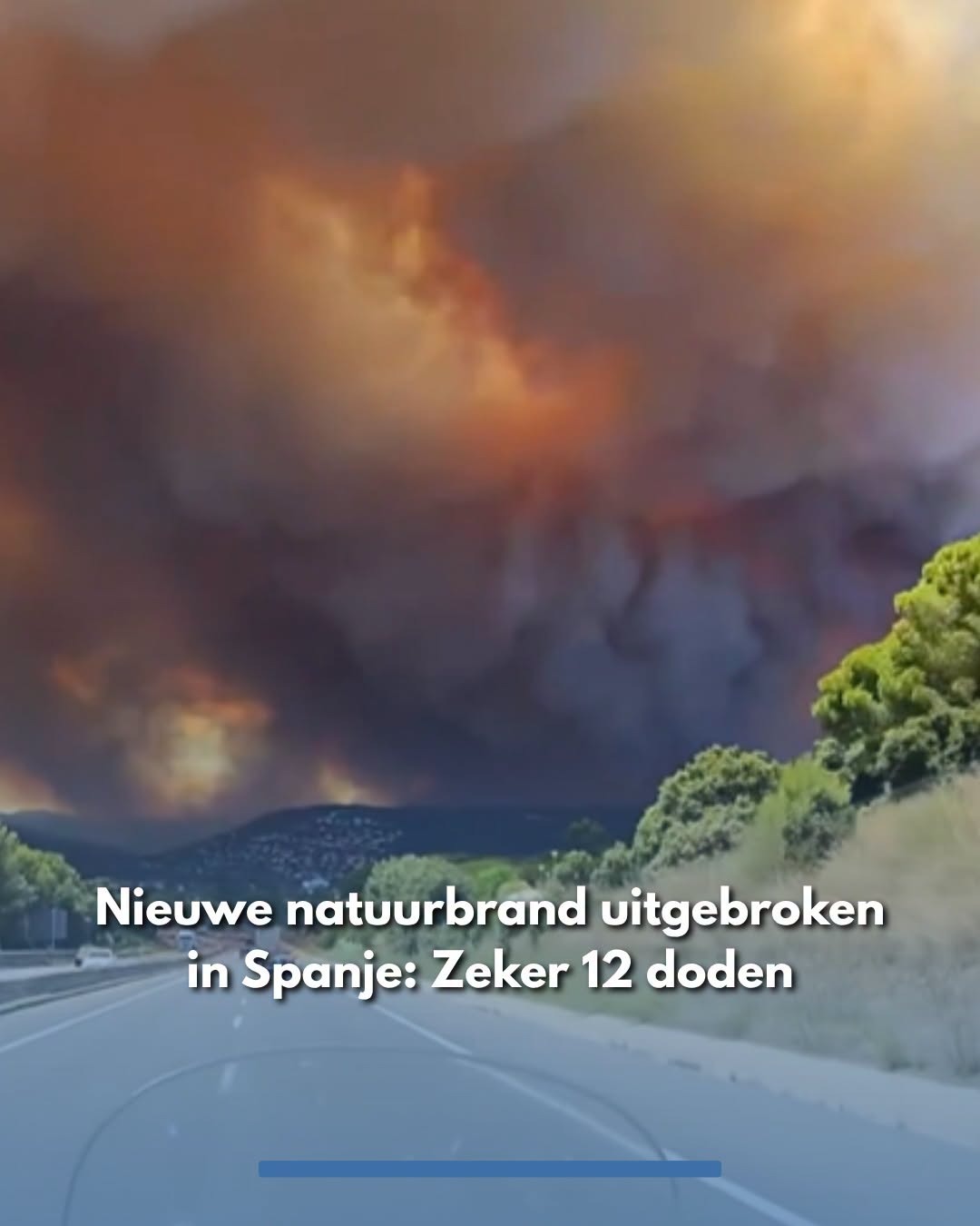 Meerdere overleden toeristen gevonden bij nieuwe natuurbrand Spanje
