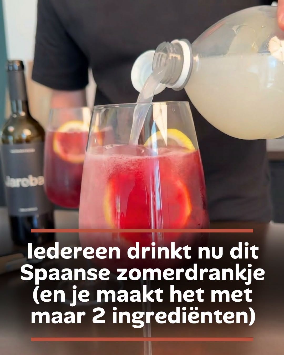 Iedereen drinkt nu dit Spaanse zomerdrankje (en je maakt het met maar 2 ingrediënten)