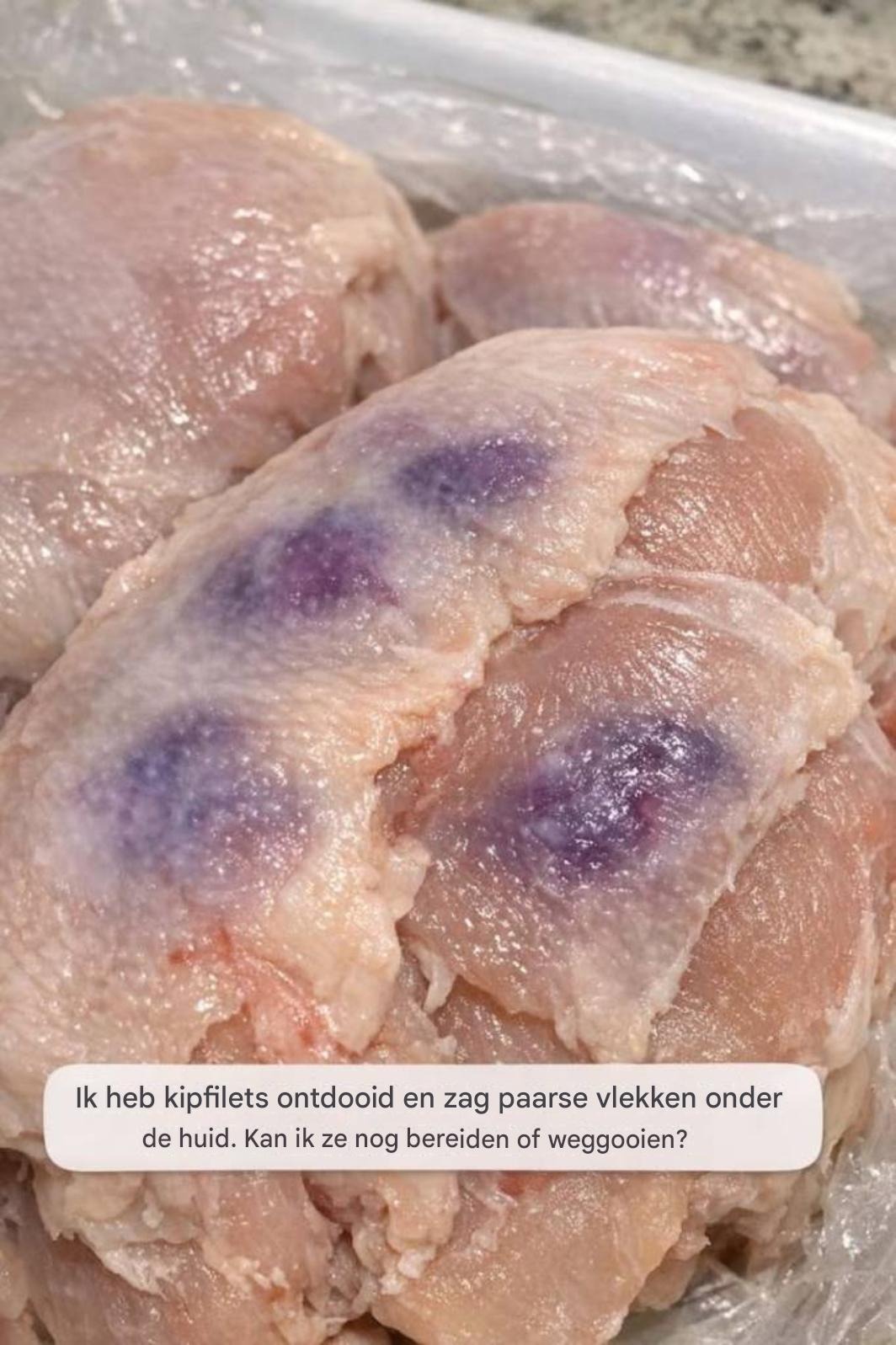 Het mysterie van de paarse kip opgelost: een handleiding voor thuiskoks over de veilige omgang met gevogelte.
