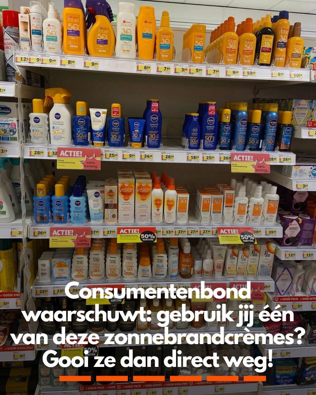 Consumentenbond waarschuwt: gebruik jij één van deze zonnebrandcrèmes? Gooi ze dan direct weg!