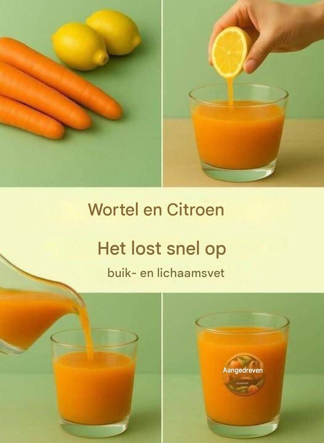 Afslankdrankje: verlies 20 kg in een maand!