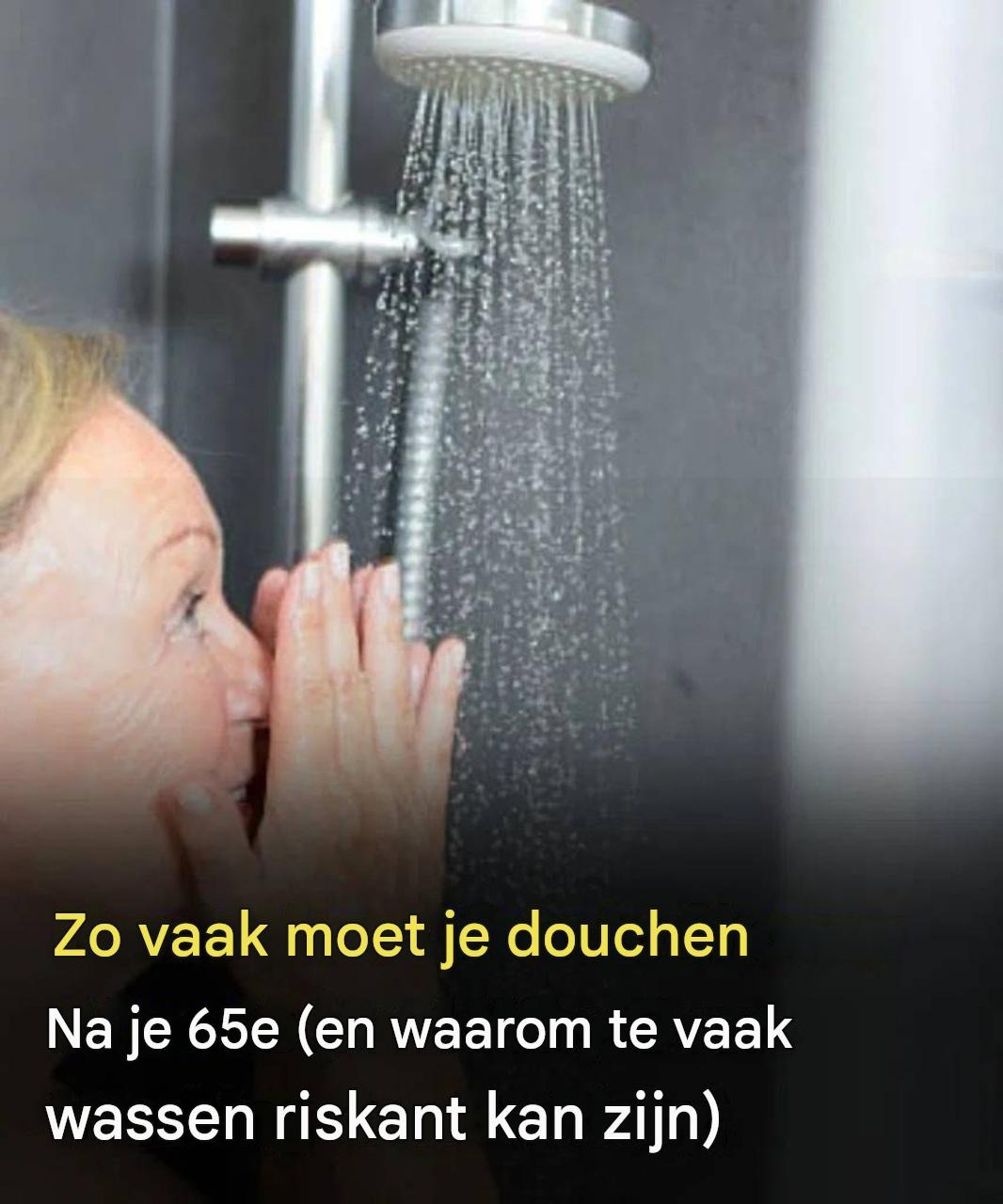 Baden na je 65e: waarom minder meer is voor een gezonde huid