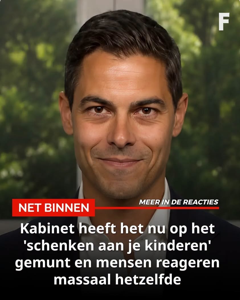 Kabinet heeft het nu op het ‘schenken aan je kinderen’ gemunt en mensen reageren massaal hetzelfde