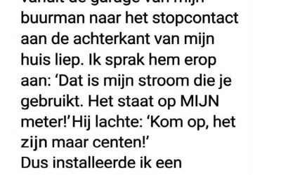 Vorige week ging ik mijn achtertuin in in de hoop op een rustig moment, en merkte meteen iets vreemds op.