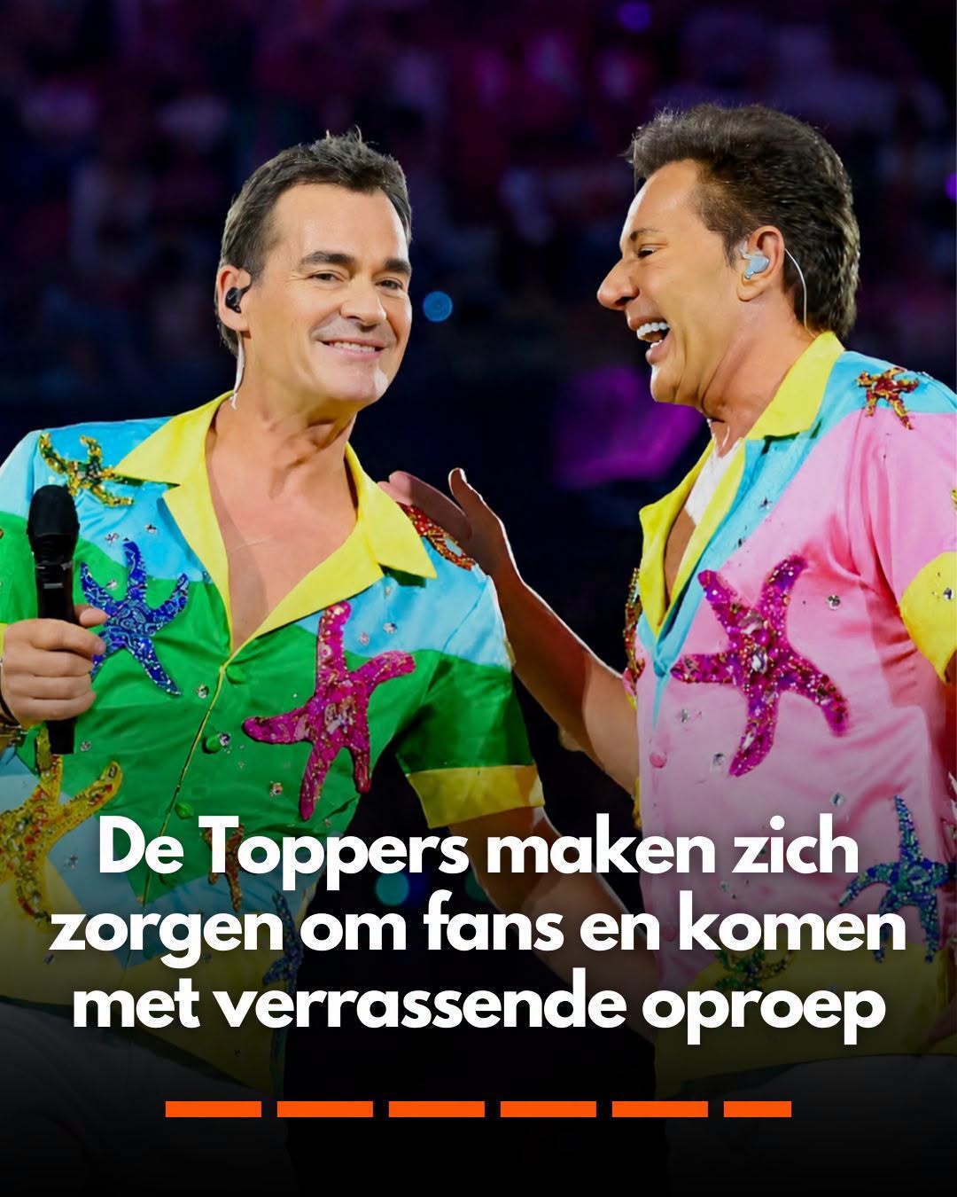 De Toppers maken zich zorgen om fans en komen met verrassende oproepDe Toppers maken zich zorgen om fans en komen met verrassende oproep