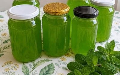 Als je veel munt in je tuin hebt, probeer dan eens de wonderbaarlijke muntsiroop ZONDER te koken: 1 theelepel verlicht maagpijn, verbetert de spijsvertering en helpt bij…
