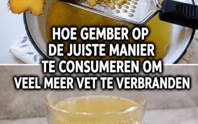 Gemberthee: reinigt de lever, verlicht gewrichtspijn en helpt bij gewichtsverlies.