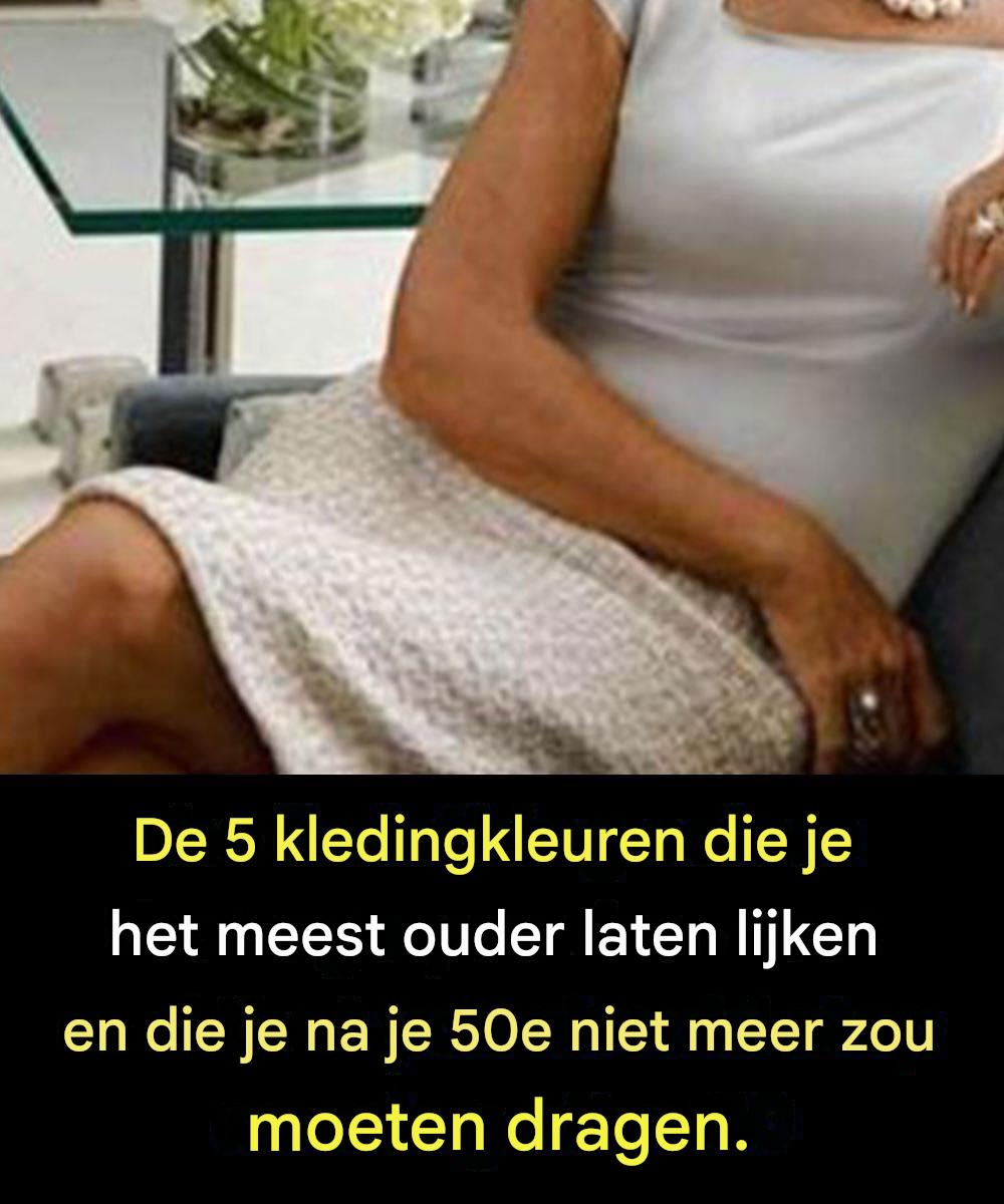 5 kledingkleuren waar je na je 50e voorzichtig mee moet zijn — en hoe je je natuurlijke gloed kunt beschermen