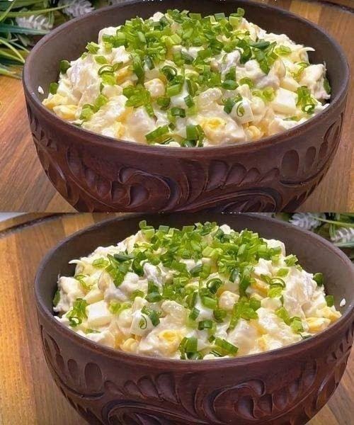 Een ouderwetse, maar mijn favoriete salade. Een hit in elk restaurant in de jaren 90.
