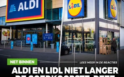 Aldi en Lidl niet langer de goedkoopste: deze supermarkt pakt nu de winst en zijn goedkoper