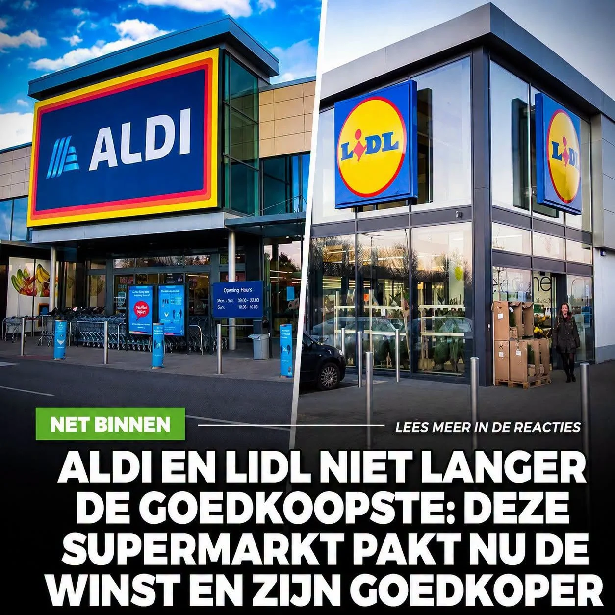 Aldi en Lidl niet langer de goedkoopste: deze supermarkt pakt nu de winst en zijn goedkoper