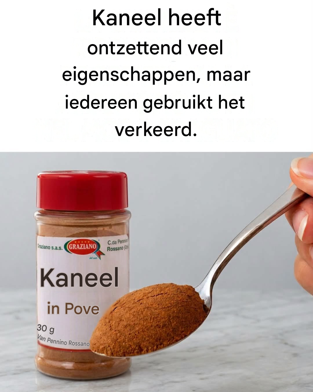 Dit is wat er met je lichaam gebeurt als je elke ochtend 1 eetlepel kaneel consumeert.