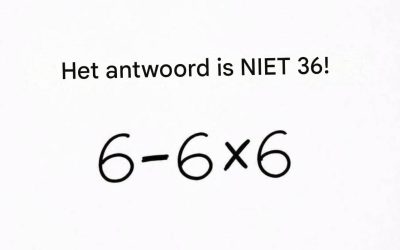 Kun jij deze veelbesproken wiskundige puzzel oplossen? De meeste mensen hebben het fout!